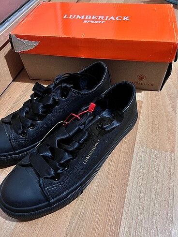 37 Beden siyah Renk Lumberjack Siyah Sneaker spor ayakkabı