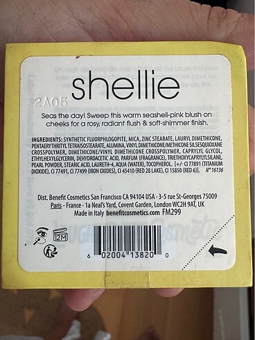  Beden Benefit shellie allık
