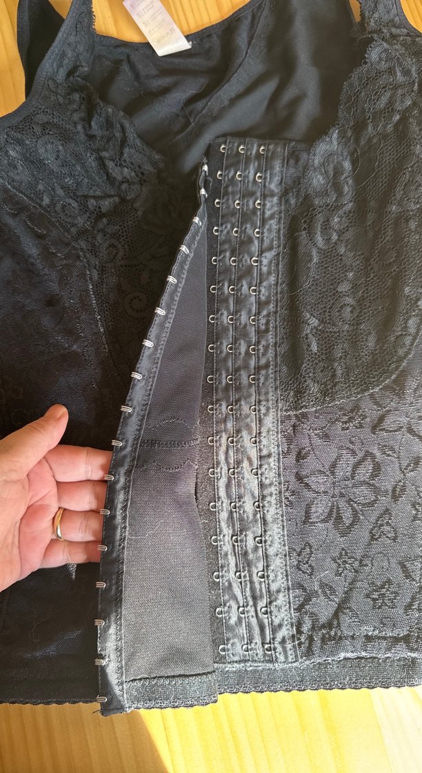 Siyah Dantel Detaylı zayıflama korsesi - Görsel 2