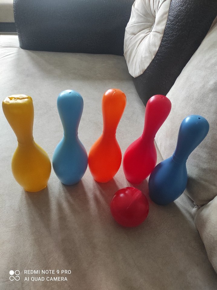 Renkli Mini Bowling Seti - Görsel 2