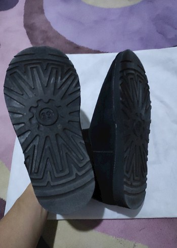 39 Beden Siyah Süet Stiletto Topuklu Kadın Bot