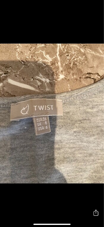 xs Beden Twist pullu elbise