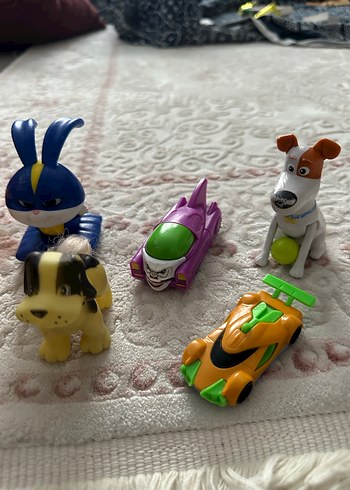 Renkli Karışık Hayvan ve Araç Oyuncakları - Görsel 2