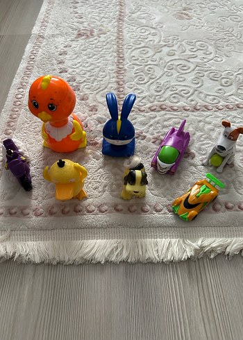 Renkli Karışık Hayvan ve Araç Oyuncakları - Görsel 5