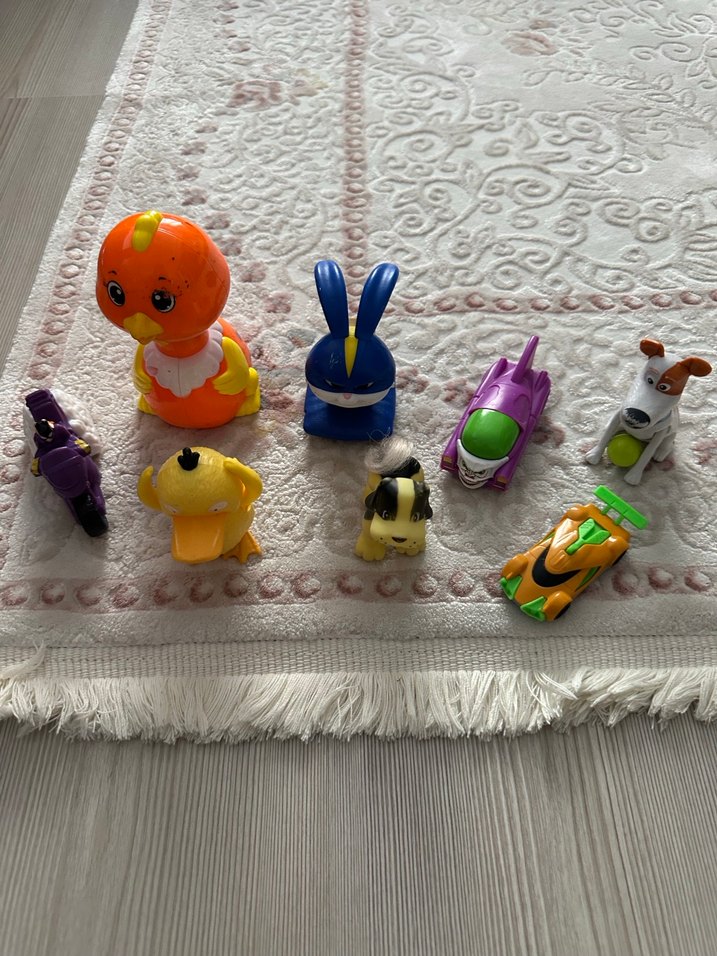 Renkli Karışık Hayvan ve Araç Oyuncakları - Görsel 5