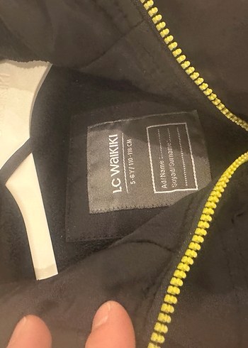 Siyah Erkek Çocuk Kemerli Mont - Görsel 2