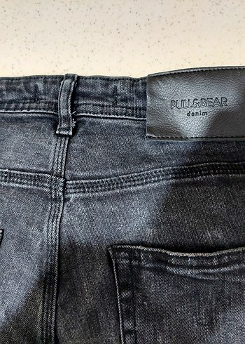 Pull and Bear Pull Bear Siyah Dugmeli Kadin Jean