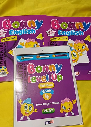 Bonny English 4. Sınıf Seti - İngilizce kitabı