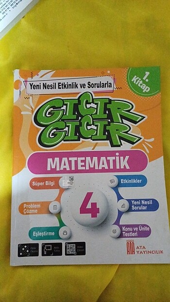 Gıcır gıcır Matematik 1.kitap 4.sınıf 