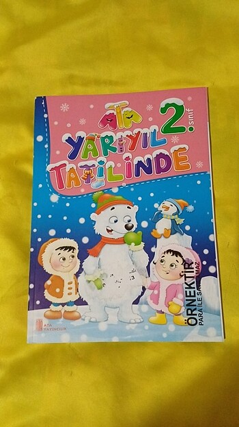 Ata yarıyıl tatilinde 2.sınıf tatil kitabı