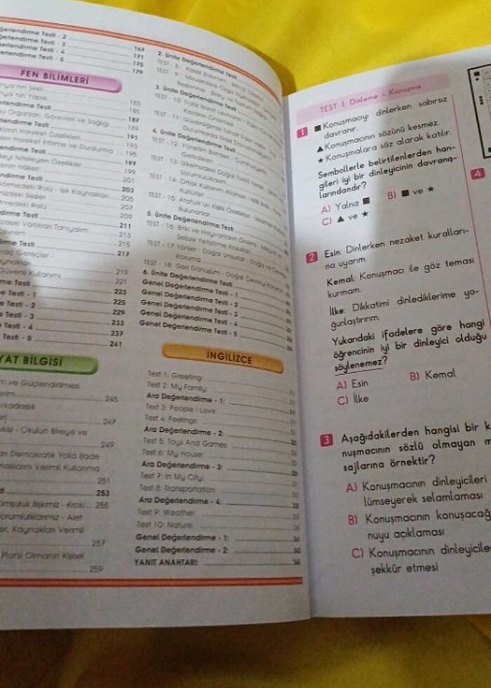 Afacan 3.sınıf Soru Bankası  - Görsel 3