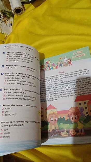 Ata yarıyıl tatilinde 3.sınıf tatil kitabı - Görsel 6