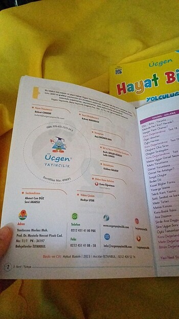 Beden Üçgen Yayıncılık ilkokul 2.sınıf