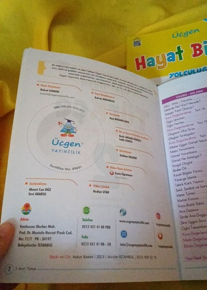 Üçgen Yayıncılık ilkokul 2.sınıf  - Görsel 3