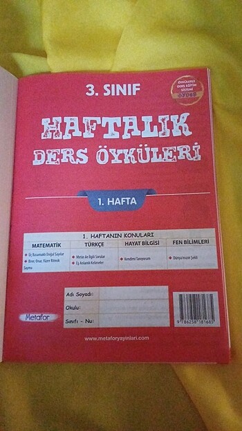 36 Hafta Ders Öyküleri 3.sınıf Metafor - Görsel 3