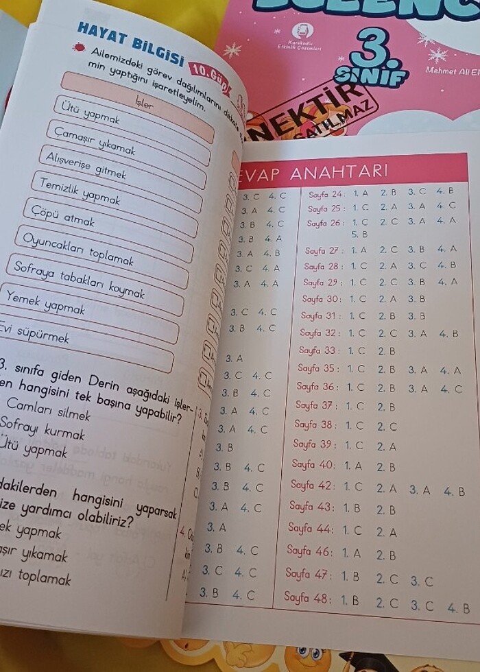 Biraz ders biraz eğlence 3.sınıf yarıyıl tatil kitabı - Görsel 5