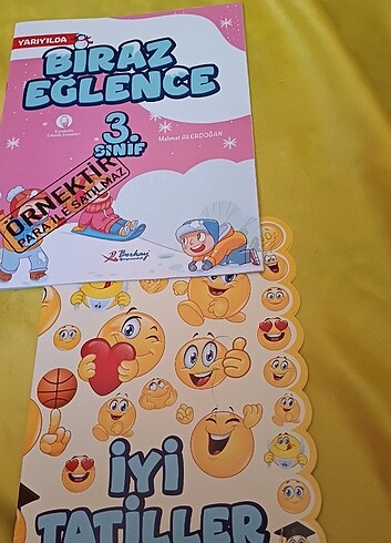 Biraz ders eğlence 3.sınıf yarıyıl tatil kitabı - Görsel 2