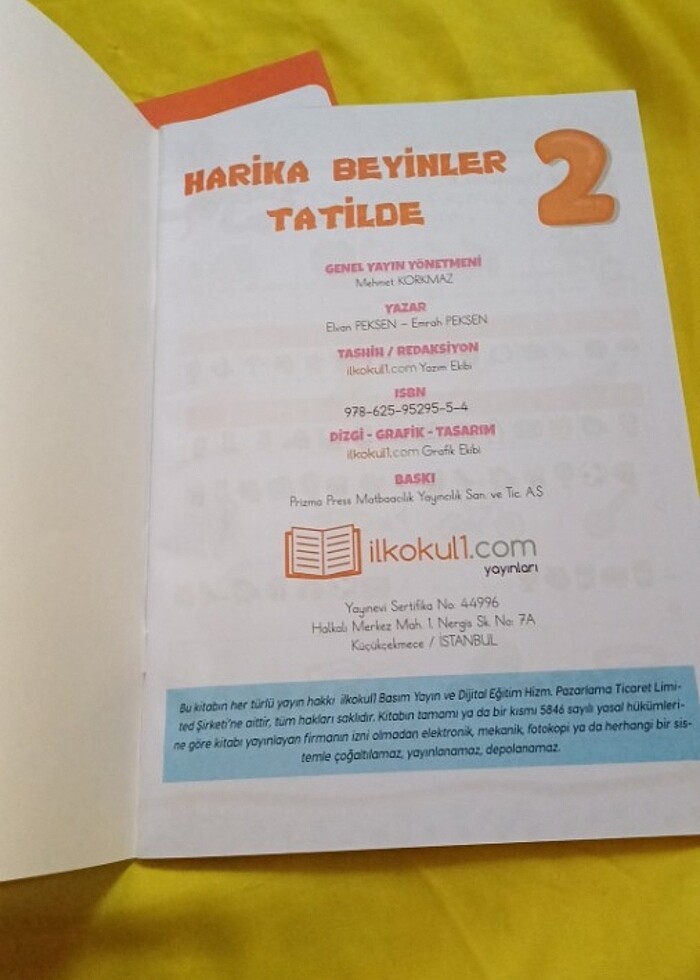Harika Beyinler Tatilde ilkokul 2.sınıf yarıyıl tatil kitabı - Görsel 4