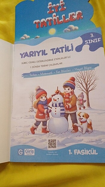 Fasikül Fasikül yarıyıl tatil kitabı 3.sınıf  - Görsel 3