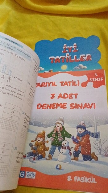 Fasikül Fasikül yarıyıl tatil kitabı 3.sınıf  - Görsel 5