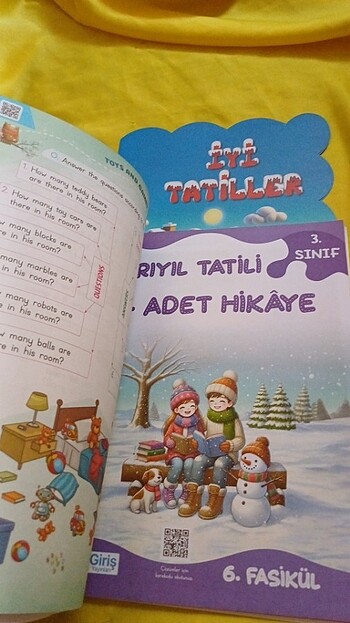 Fasikül Fasikül yarıyıl tatil kitabı 3.sınıf  - Görsel 7