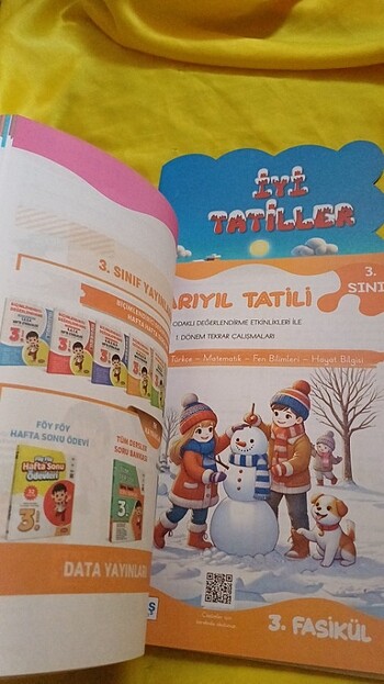 Fasikül Fasikül yarıyıl tatil kitabı 3.sınıf  - Görsel 10