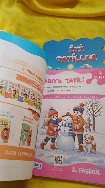 Fasikül Fasikül yarıyıl tatil kitabı 3.sınıf  - Görsel 11