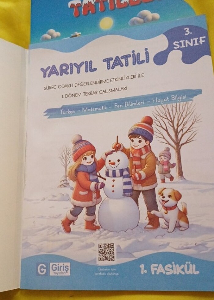 Fasikül Fasikül yarıyıl tatil kitabı 3.sınıf  - Görsel 3
