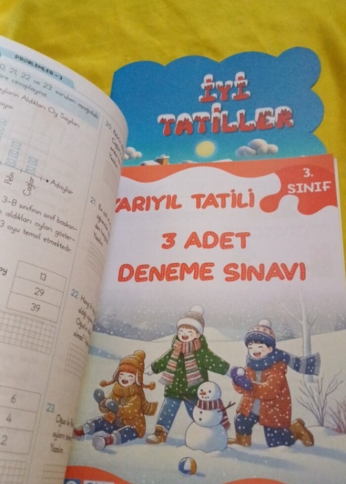 Fasikül Fasikül yarıyıl tatil kitabı 3.sınıf  - Görsel 5