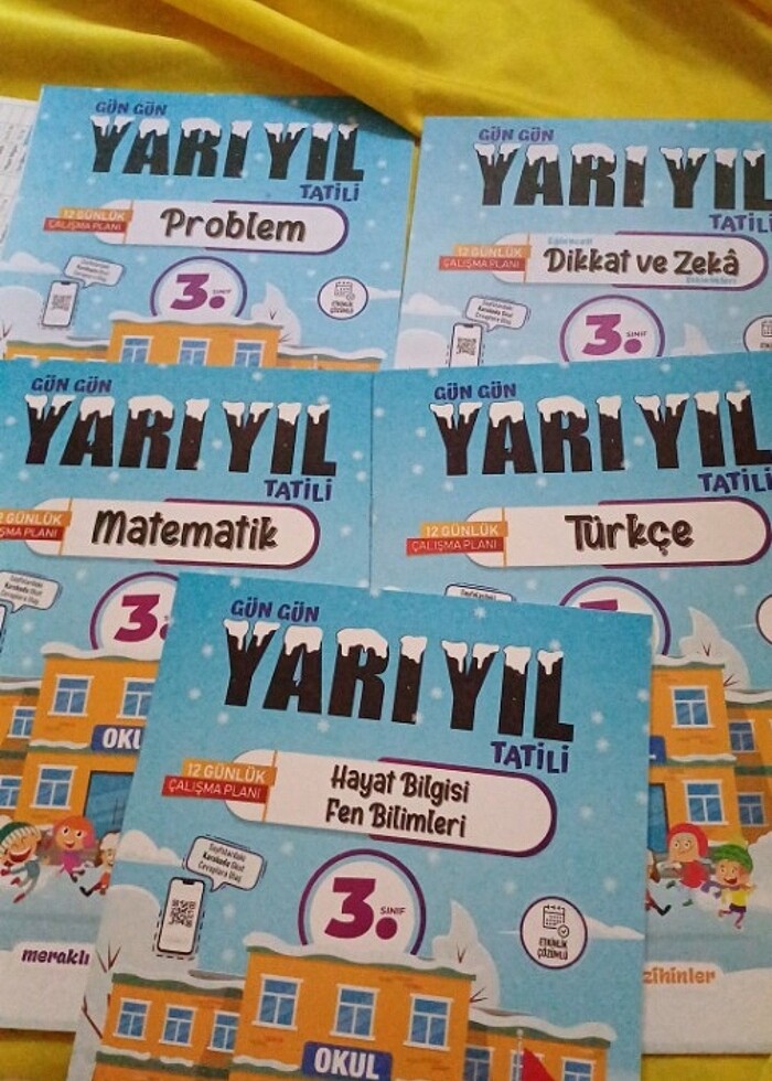 Gün gün yarıyıl tatili 3.sınıf kitabı - Görsel 3