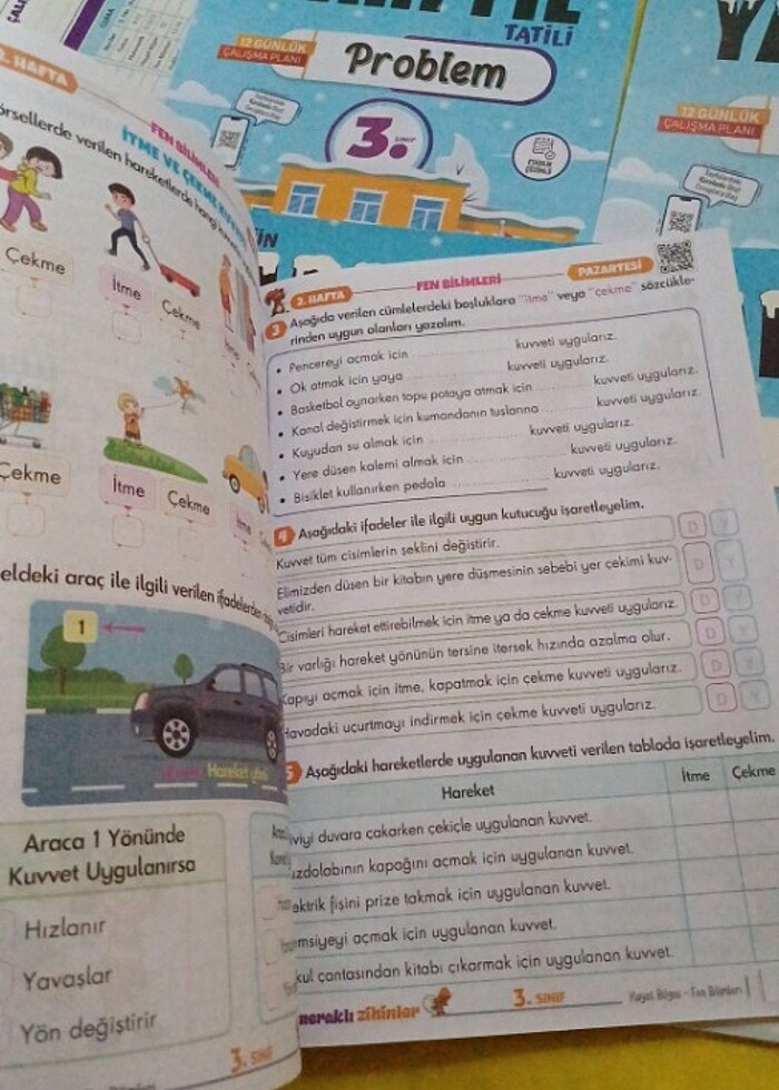 Gün gün yarıyıl tatili 3.sınıf kitabı - Görsel 4