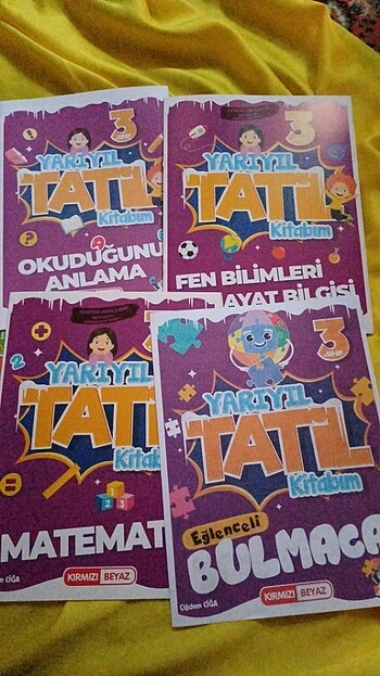 Kırmızı beyaz yarıyıl tatil kitabı 3.sınıf  - Görsel 2