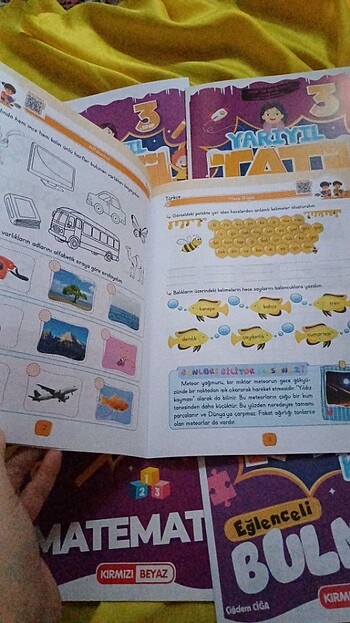 Kırmızı beyaz yarıyıl tatil kitabı 3.sınıf  - Görsel 5