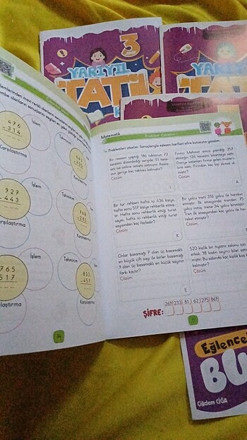 Kırmızı beyaz yarıyıl tatil kitabı 3.sınıf  - Görsel 6