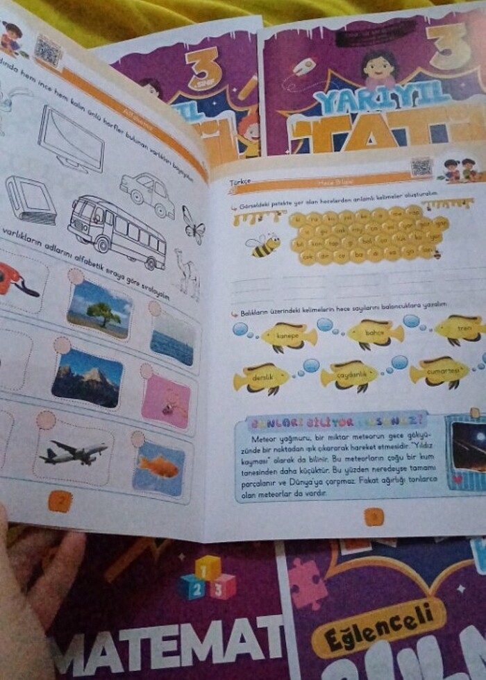 Kırmızı beyaz yarıyıl tatil kitabı 3.sınıf  - Görsel 5
