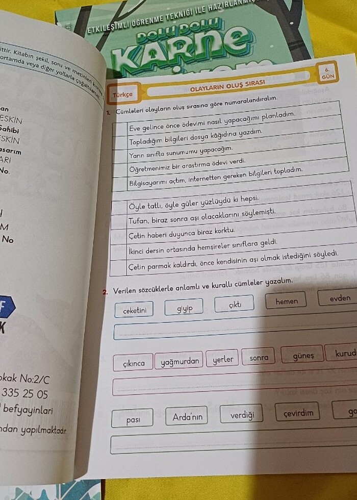 3.sınıf Yarıyıl tatil kitabı - Görsel 3