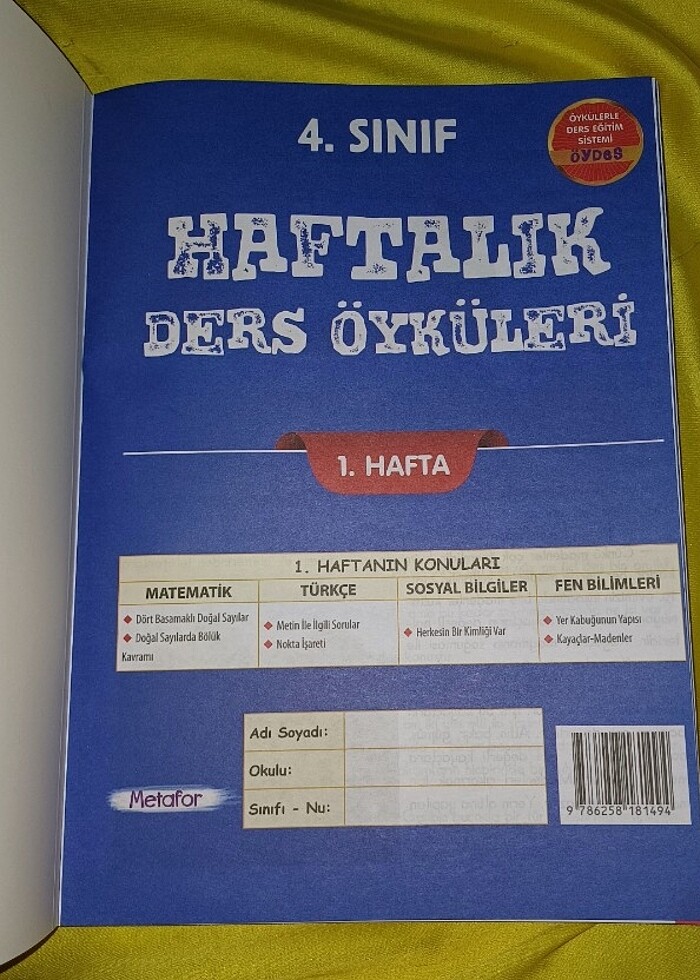 36 Haftalık Ders Öyküleri 4.sınıf - Görsel 4