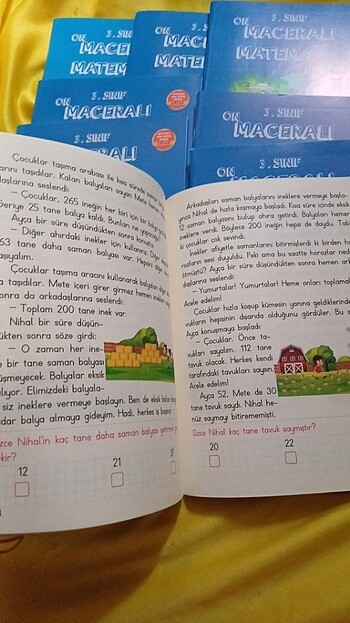 Beden On maceralı matematik 3.sınıf