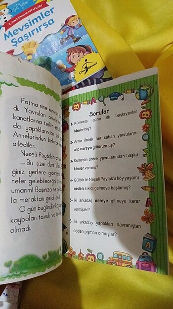 İlkokul 2.sınıf Seviyesi okuma kitabı - Görsel 8