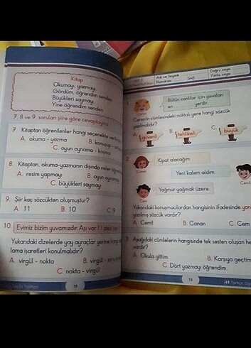 Türkçe Sevinci Hayat bilgisi ilkokul birinci sınıf - Görsel 2