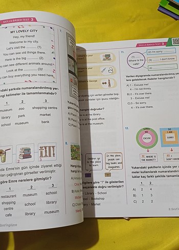 3. Sınıf İngilizce Test Kitabı - Görsel 6