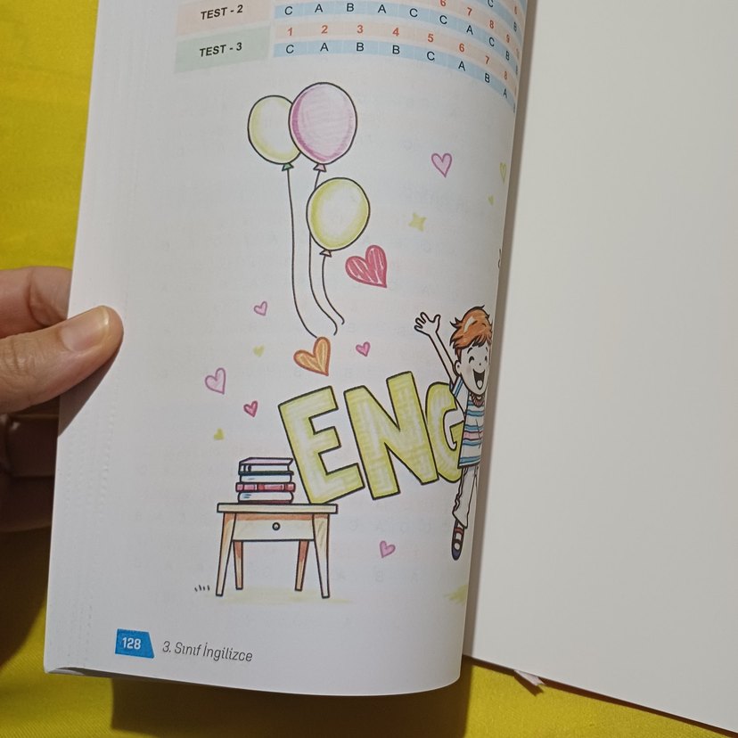 3. Sınıf İngilizce Test Kitabı - Görsel 5