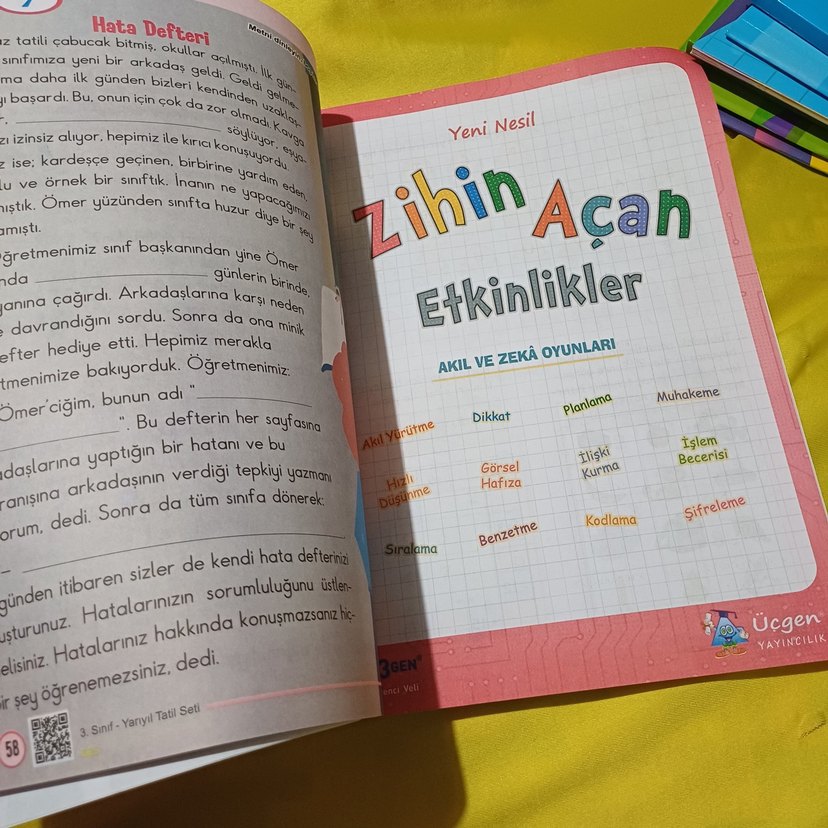 Üçgen Yarıyıl Tatil Kitabı 3. Sınıf - Görsel 5