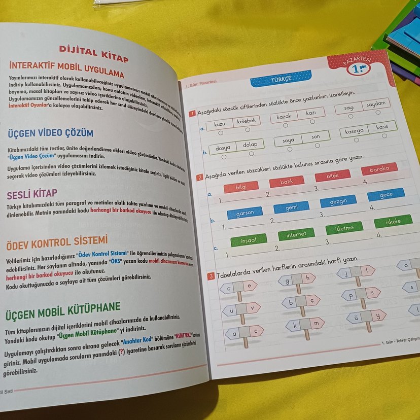 Üçgen Yarıyıl Tatil Kitabı 3. Sınıf - Görsel 3