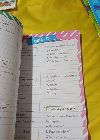 2. Sınıf İngilizce Çalışma Kitabı - workbook - Görsel 8