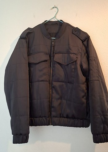 Diğer Siyah Sisme Bomber Ceket