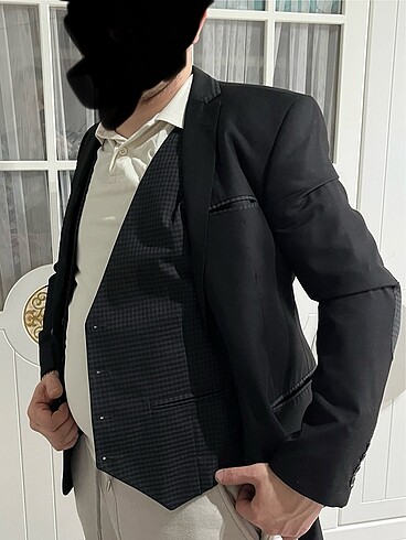 Suitmen Dar kesim spor ceket yelek