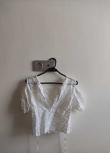 Zara dantel üst 