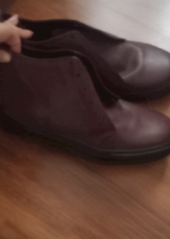 Bordo Dolgu Topuklu Kadın Botlar bağ ipler yokk - Görsel 2