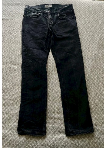 Mudo Erkek Koyu Siyah Denim Jean